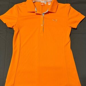 PUMA Golf/Tennis Polo Women’s Size Small Orange